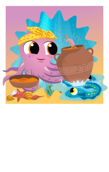 Character Illustration:  Dimitra the Octopus