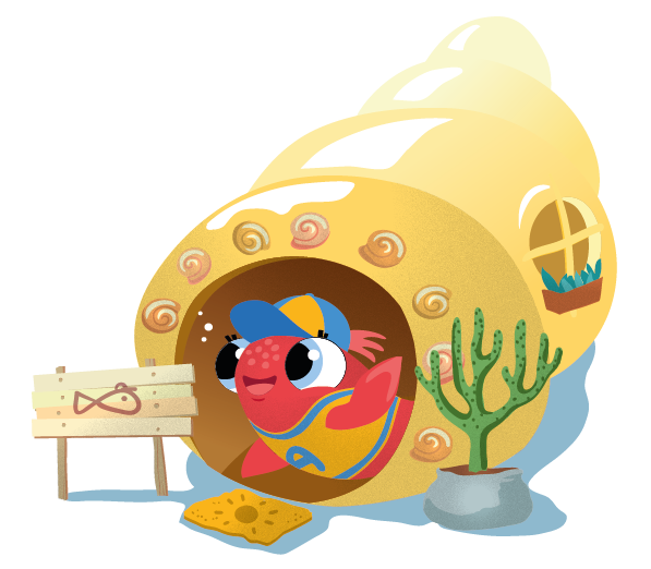 Chatacter Illustration: Apollo the Goby