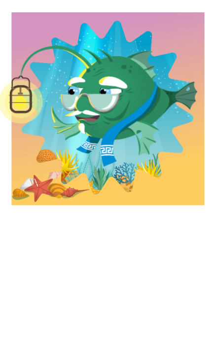 Character Illustration:  Atlas the Anglerfish