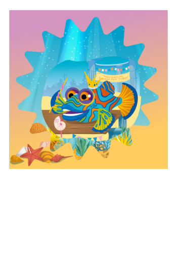 Character Illustration: Adonis the Mandarin Fish