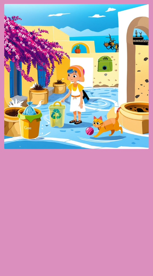 AI-generated: Children Recycling 