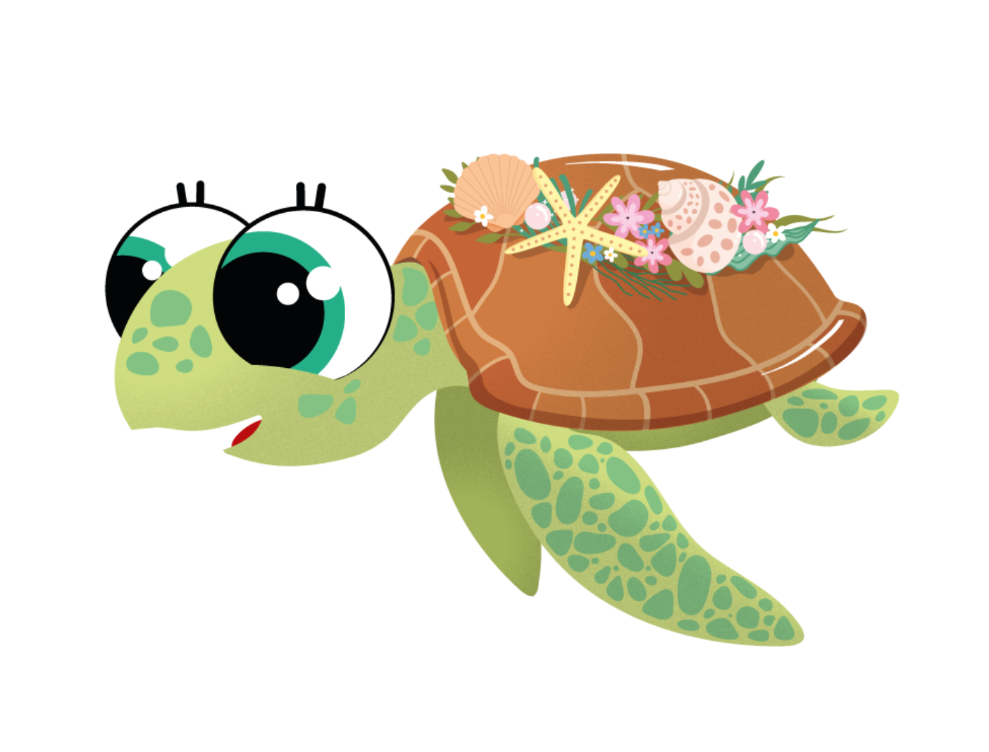 Character Illustration: Teresa the Sea Turtle
