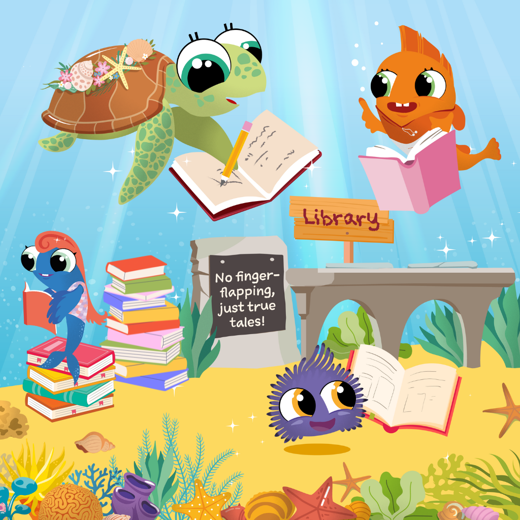 Illustration: Underwater Library