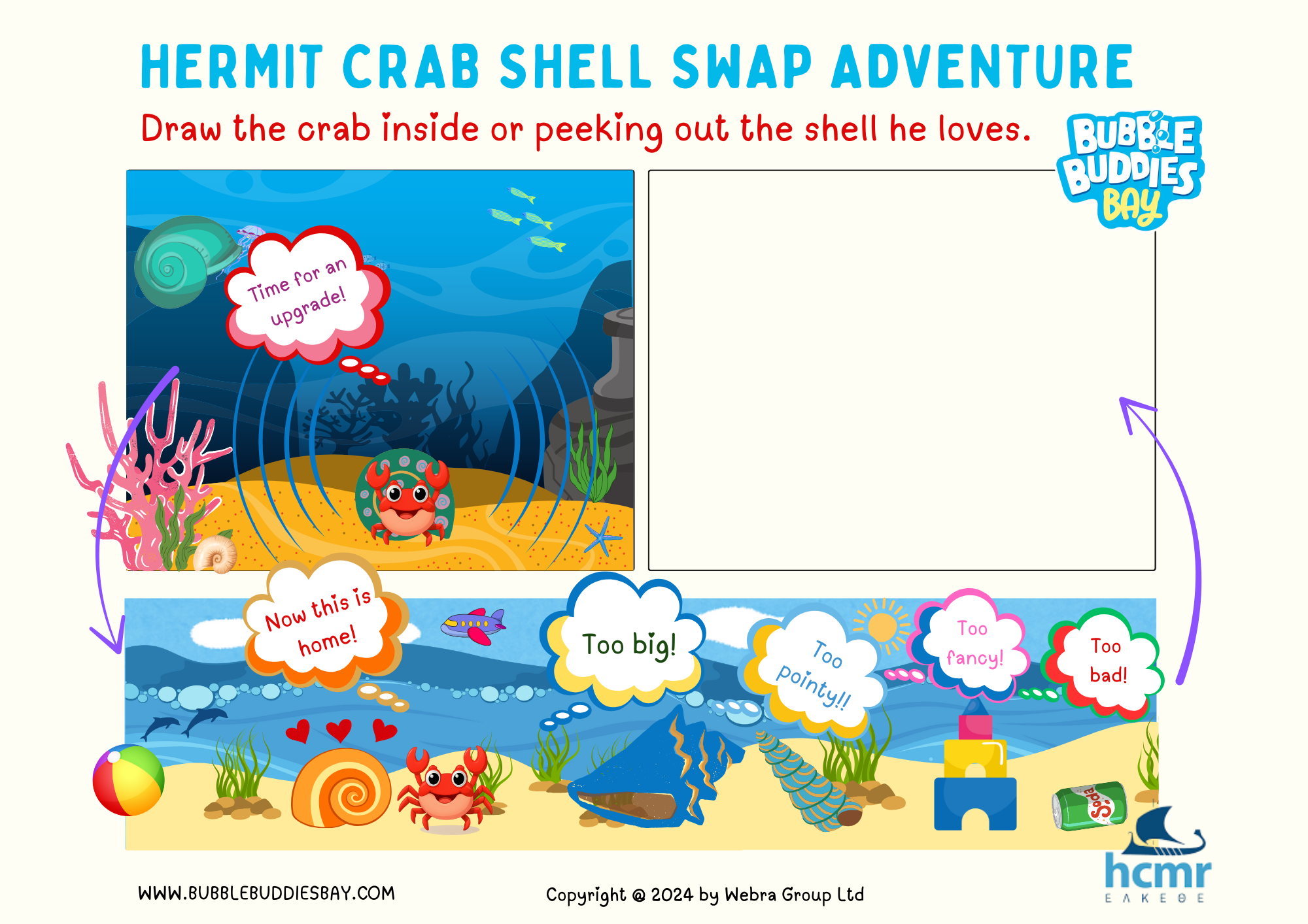 Illustration: Hermit Crab Adventure