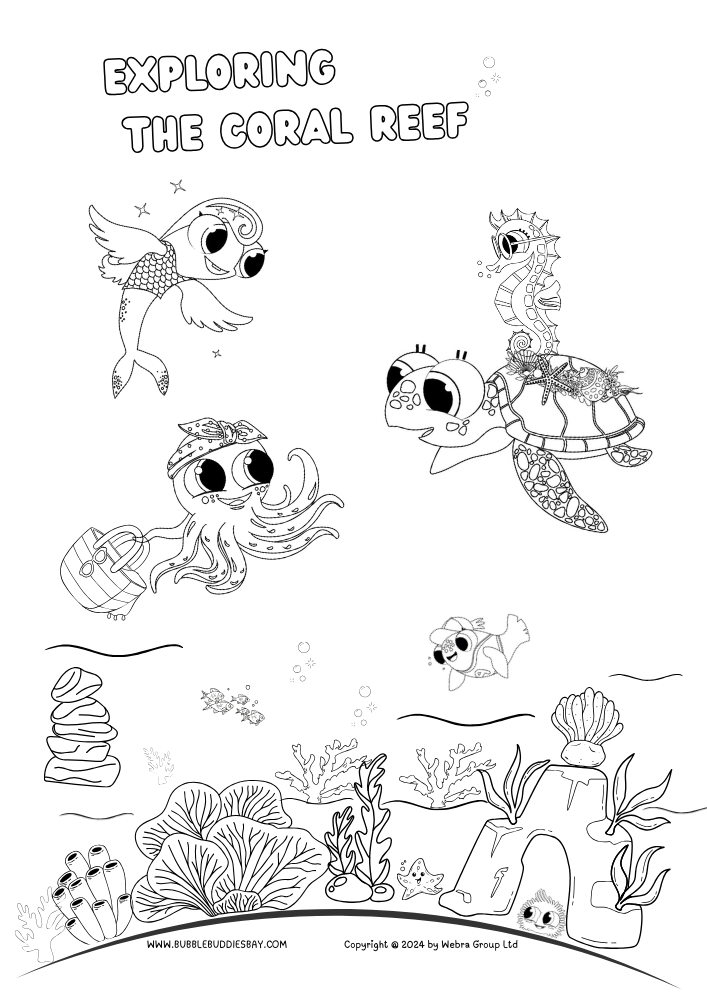 Illustration: Coral Reef Outline