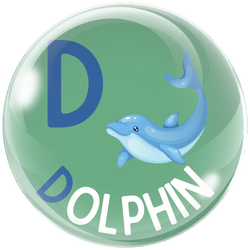 Illustration: Bubble with D