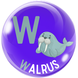 Illustration: Bubble with W