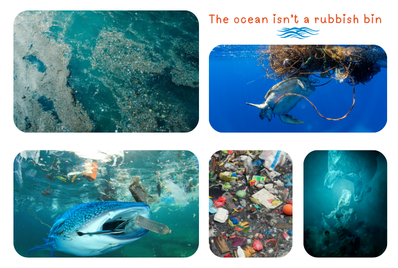 Photo: Rubbish in the sea