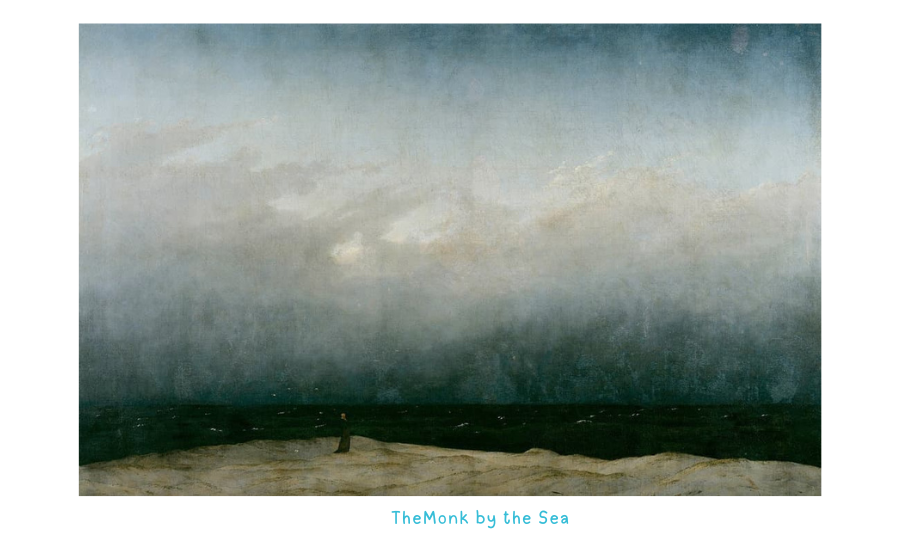 Photo: The Monk by the Sea by Caspar David Friedric