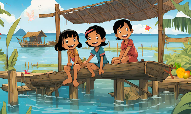 Illustration: The Bajau Village